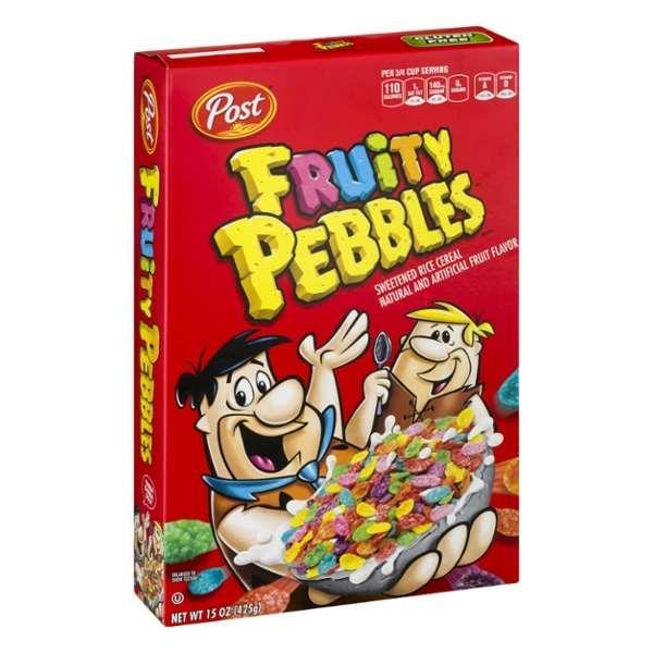 Post Fruity Pebbles 15 Ounce Size - 12 Per Case.