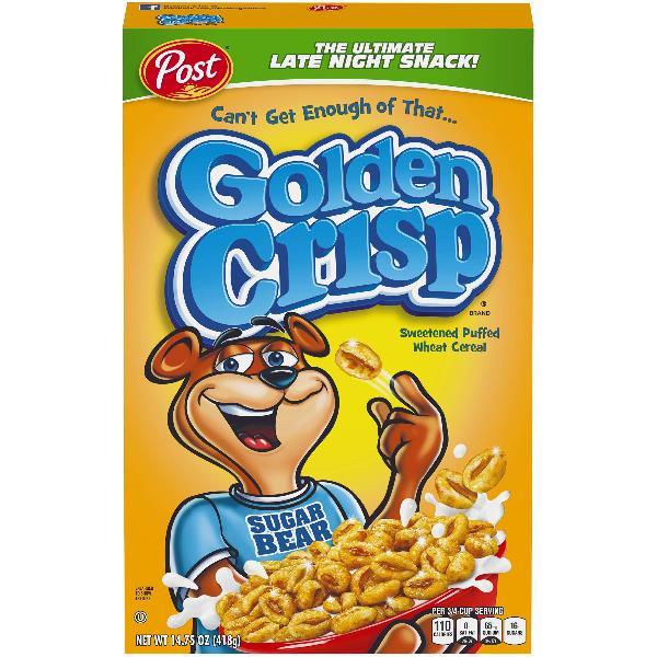 Post Golden Crisp 14.75 Ounce Size - 12 Per Case.