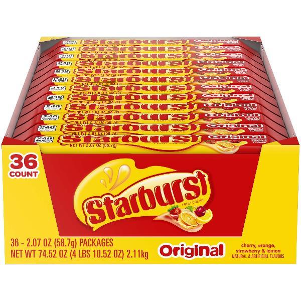 Starburst Original Singles Per 2.07 Ounce Size - 360 Per Case.