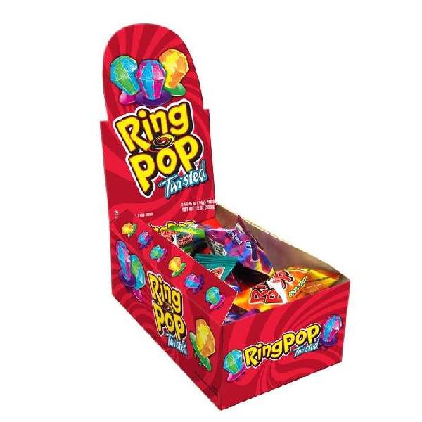 Twisted Ring Pop0.5 Ounce Size - 24 Per Case.