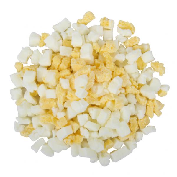 Diced Egg Topping Frozen Bag 5 Pound Each - 4 Per Case.