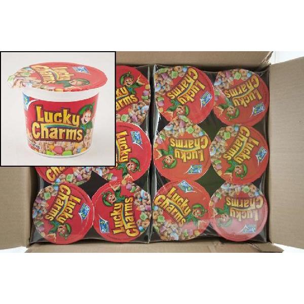 Lucky Charms™ Cereal Single Serve Cup 10.2 Ounce Size - 10 Per Case.