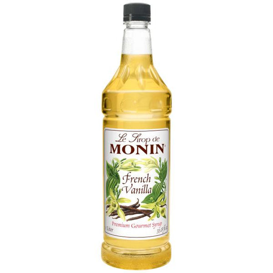 Monin French Vanilla 1 Liter - 4 Per Case.