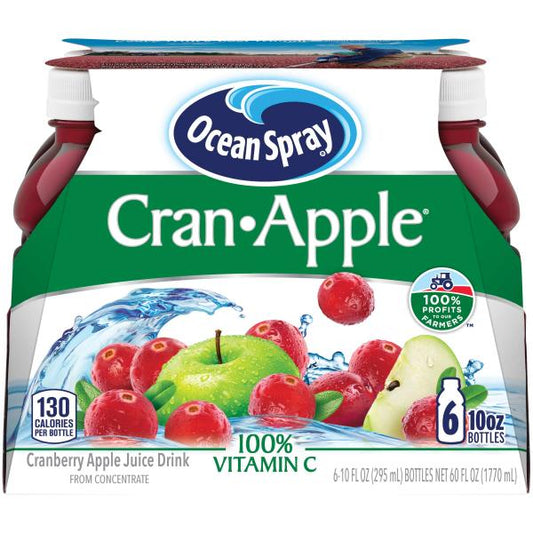 Ocean Spray Cranberry Apple Cranapple 60 Fluid Ounce - 4 Per Case.