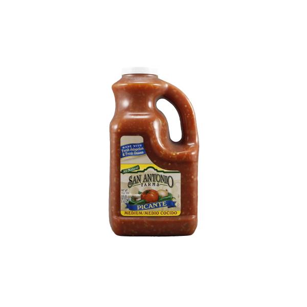 San Antonio Farms Medium Picante Sauce 135 Ounce Size - 4 Per Case.