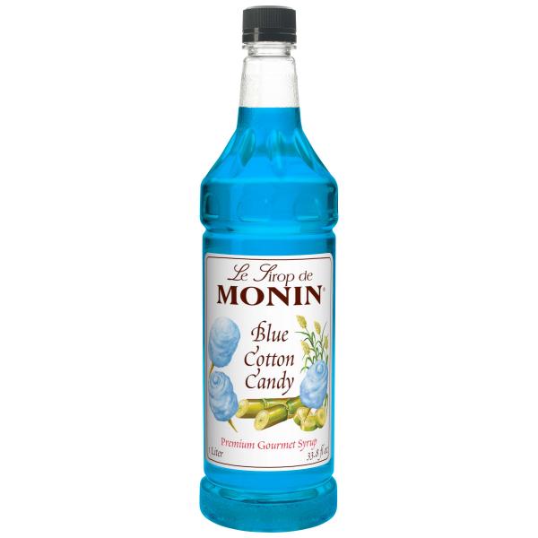 Monin Blue Cotton Candy 1 Liter - 4 Per Case.