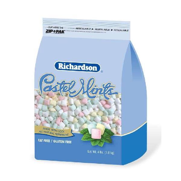 Mint Pastel Bag Stand Up 4 Pound Each - 6 Per Case.