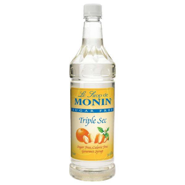 Monin Sugar Free Triple Sec 1 Liter - 4 Per Case.