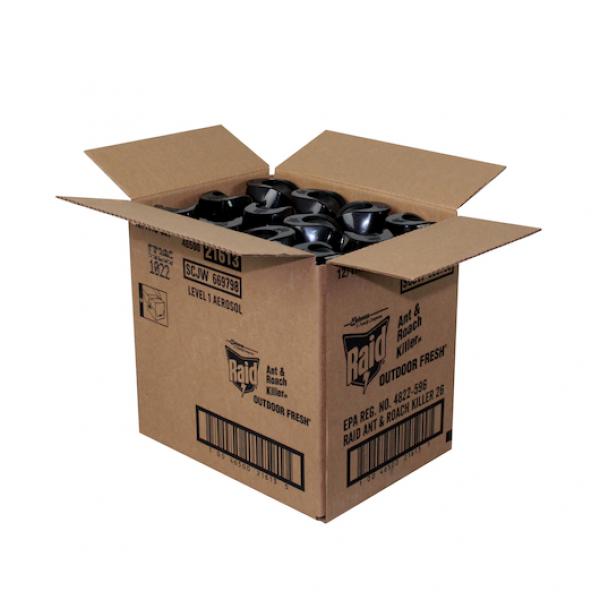 Raid Ant&roach Killer Outdoor Fresh Z 17.5 Ounce Size - 12 Per Case.