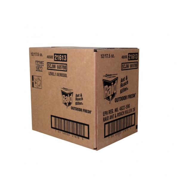 Raid Ant&roach Killer Outdoor Fresh Z 17.5 Ounce Size - 12 Per Case.