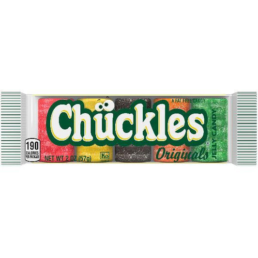 Chuckles Asst Bar 2 Ounce Size - 288 Per Case.