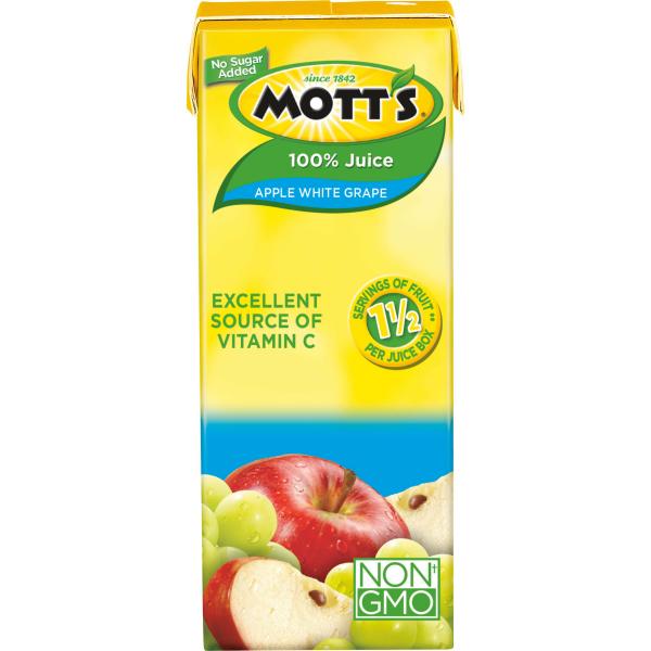 Mott's® Apl Wht Grp Db Pkx 54 Fluid Ounce - 4 Per Case.