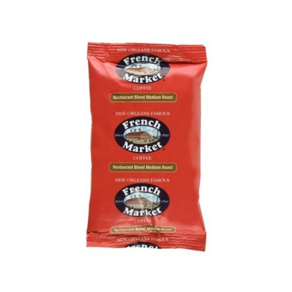 French Market Medium Roast Coffee 2 Ounce Size - 40 Per Case.