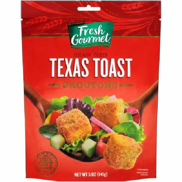 Fresh Gourmet Crouton Texas Toast 2.5 Pound Each - 4 Per Case.