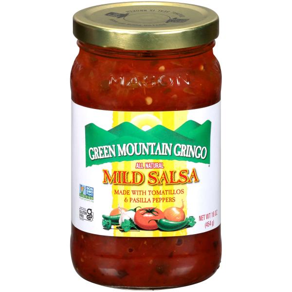 Green Mountain Gringo Mild Salsa 1 Each - 12 Per Case.