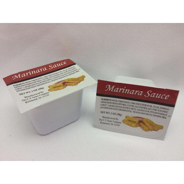 Sauce Marinara 1 Ounce Size - 100 Per Case.