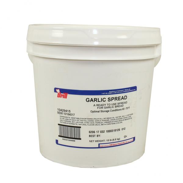 Garlic Spread 15 Pound Each - 1 Per Case.