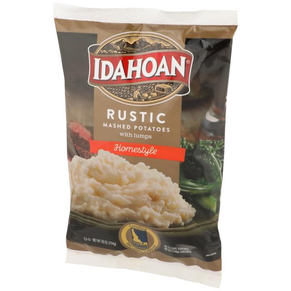 Idahoan® Rustic Homestyle Mashed Potatoes Hs (Lumps Only) 28 Ounce Size - 12 Per Case.