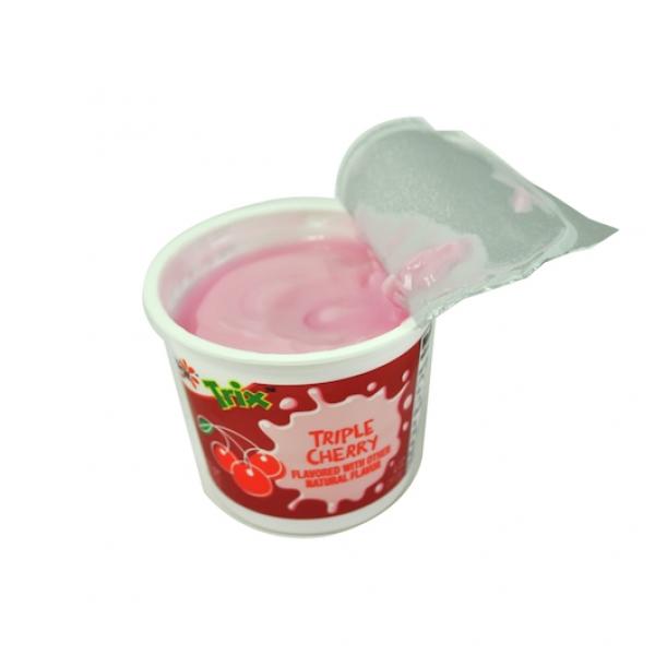 Yoplait® Trix™ Low Fat Yogurt Reduced Sugar Single Serve Cup Triple Cherry 4 Ounce Size - 48 Per Case.