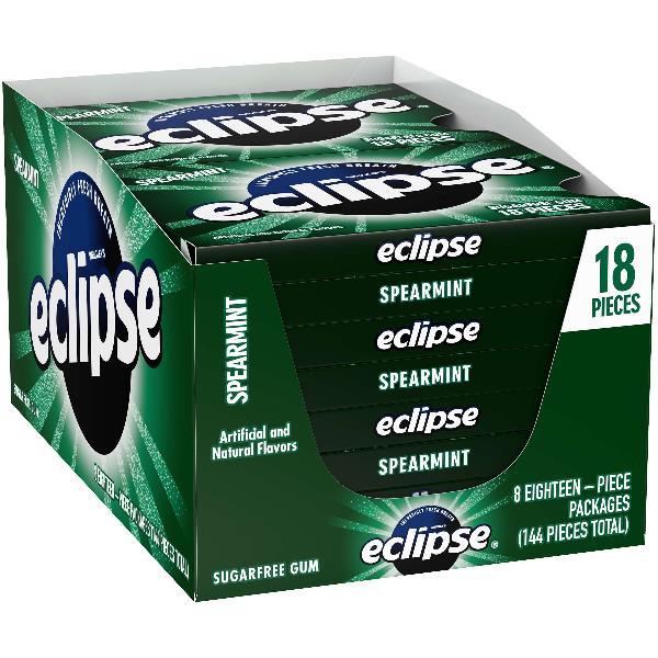 Eclipse Spearmint PcCs 18 Piece - 144 Per Case.