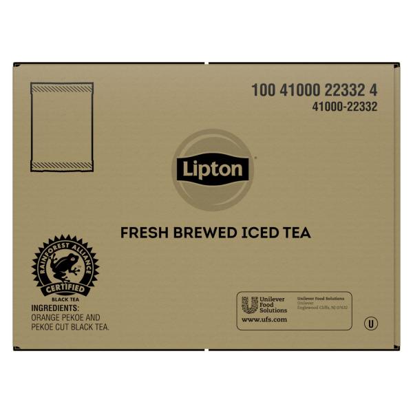 Lipton Smooth Blend Makes 1 Count Packs - 48 Per Case.