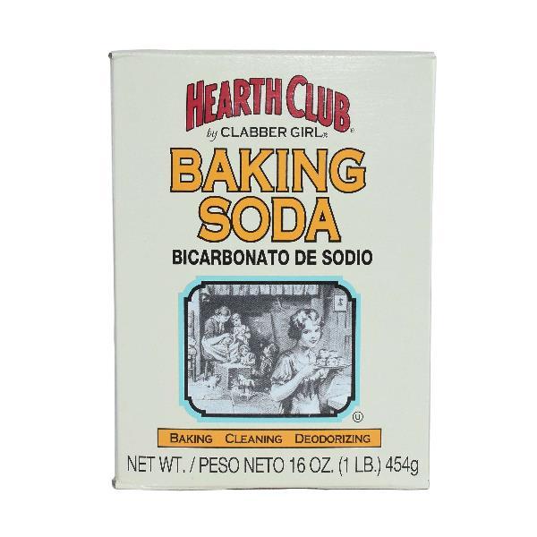 Hearth Club Hearth Baking Soda 16 Ounce Size - 24 Per Case.