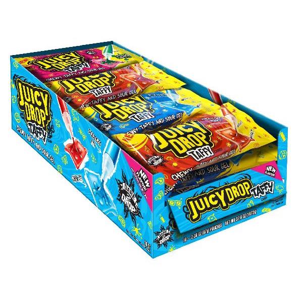 Juicy Drop Taffy 2.36 Ounce Size - 192 Per Case.