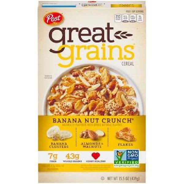 Post Great Grains Bnc 15.5 Ounce Size - 12 Per Case.