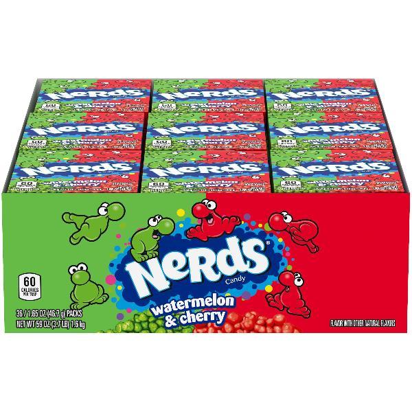 Nerds Wild Cherry Wtrm 1.65 Ounce Size - 360 Per Case.