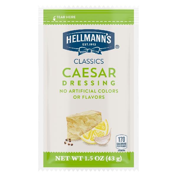 Hellmann's Spreadsdressing Classics Caesar 1.5 Fluid Ounce - 102 Per Case.