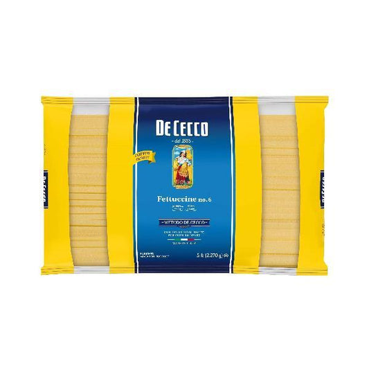 De Cecco Pasta Fettucini 5 Pound Each - 4 Per Case.