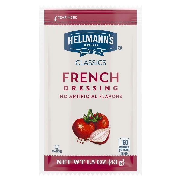 Hellmann's Dressingscondiments Classics French 1.5 Ounce Size - 102 Per Case.