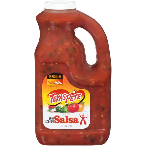 Texas Pete® Medium Salsa Is Made With Highquality Ingredients With A Unique Combination 1 Gallon - 4 Per Case.