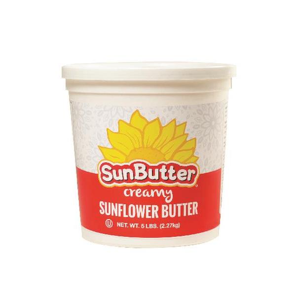 Sunbutter Creamy Tubs 5 Pound Each - 2 Per Case.