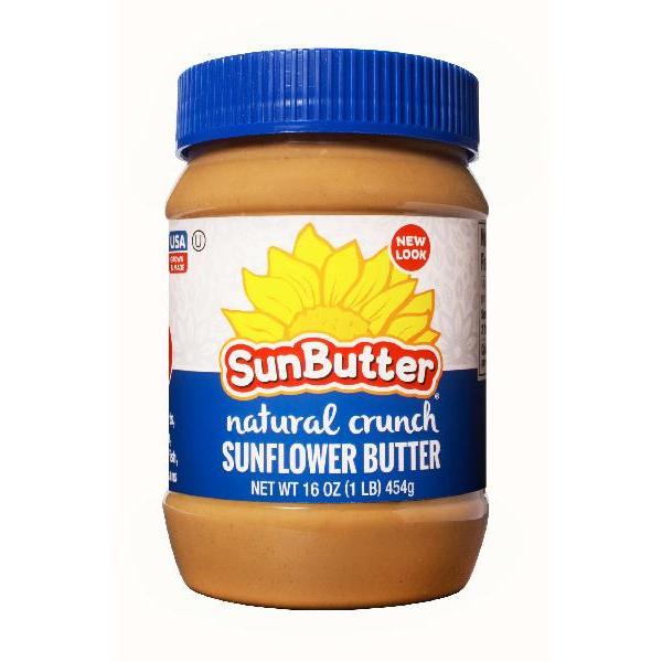 Sunbutter Spread Sunflower Seed Natural Crunch 1 Pound Each - 6 Per Case.