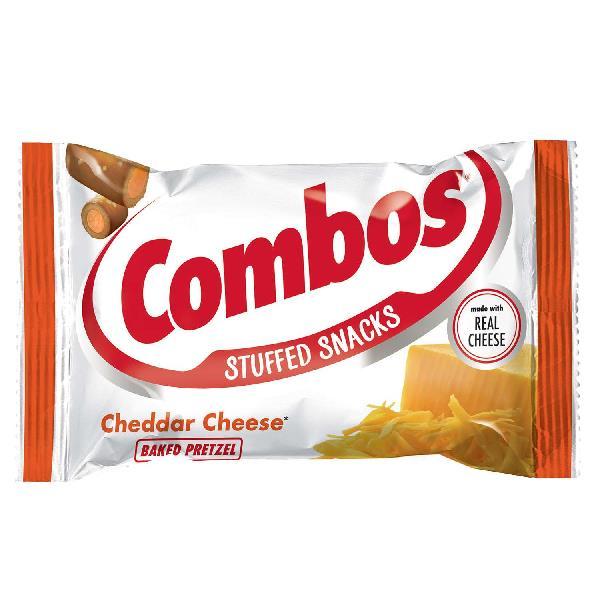 Combos Cheddar Pretzel Singles 1.8 Ounce Size - 216 Per Case.