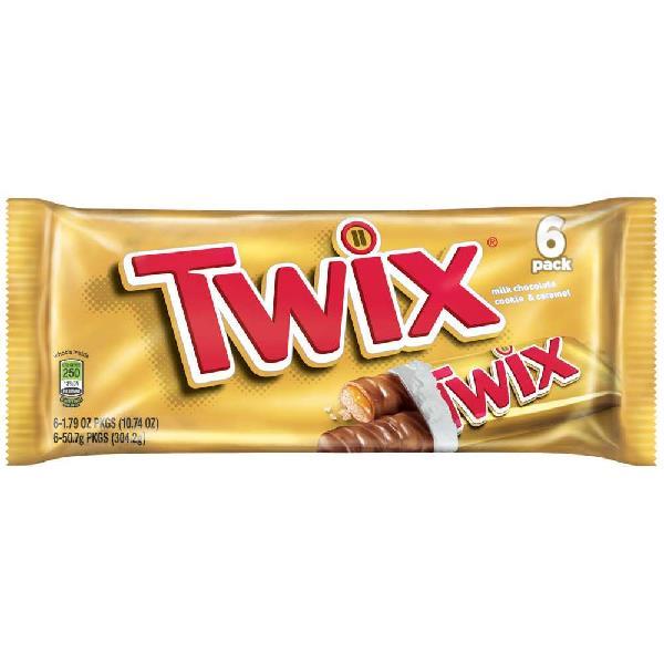 Twix Caramel Pack 1.79 Ounce Size - 72 Per Case.