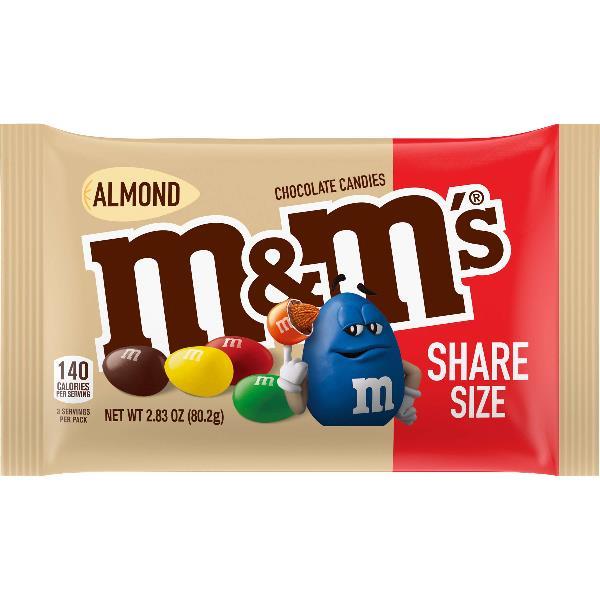 M&m's Almond King Size 2.83 Ounce Size - 108 Per Case.