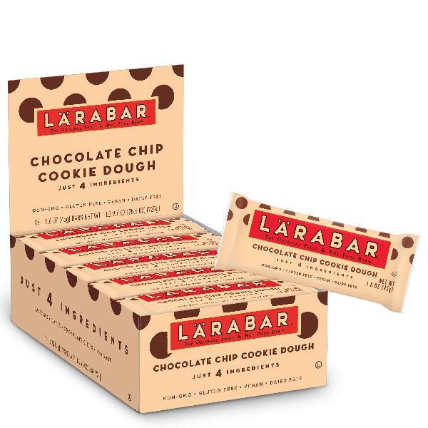 Larabar™ Wellness Bars Chocolate Chip Cookie Dough 25.6 Ounce Size - 4 Per Case.