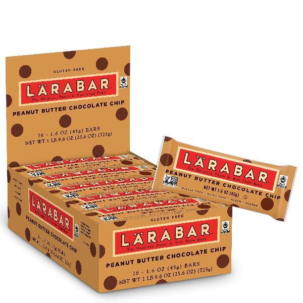 Larabar™ Wellness Bars Peanut Butter Chocolate Chip 25.6 Ounce Size - 4 Per Case.