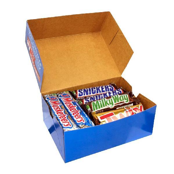 Assorted Counter Display Snickerstwix Milkyway Musketeers 36 Count Packs - 1 Per Case.