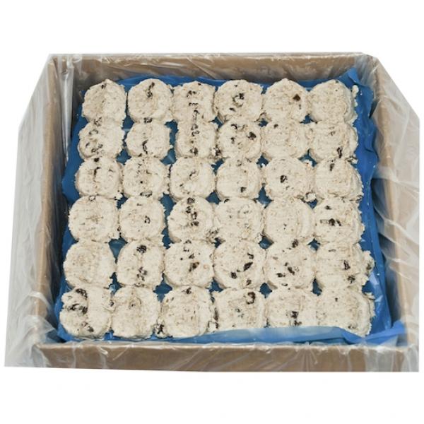 Pillsbury Best™ Frozen Cookie Dough Puck Oatmeal Raisin 21.6 Pound Each - 1 Per Case.