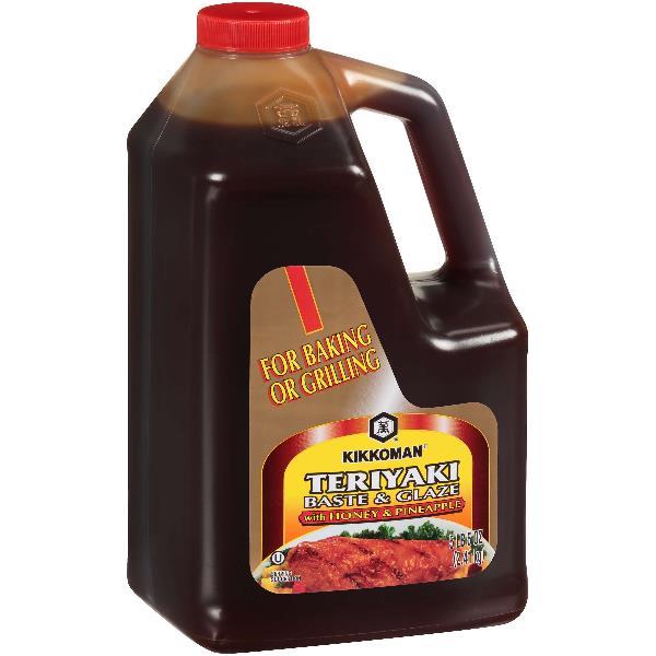 Kikkoman Teriyaki Baste & Glaze With Honey &pineapple 5 Pound Each - 6 Per Case.