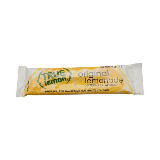 True Citrus True Lemonade Sticks Sugar Free 12 Grams Each - 200 Per Case.