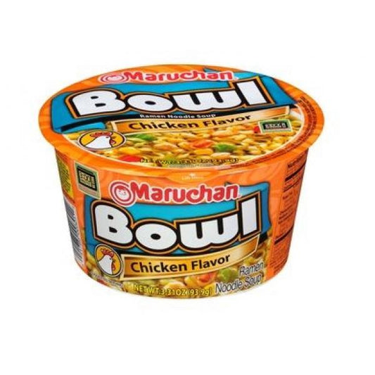 Maruchan Bowl Chicken 3.31 Ounce Size - 6 Per Case.