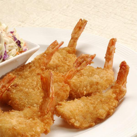 Mariner Jack Shrimp Peeled & Deveined Butterfly Breaded Buffet 3 Pound Each - 4 Per Case.