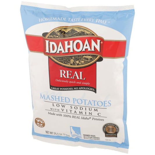 Idahoan® Smartmash® Low Sodium Mashed Potatoes With Vit Hs 25.2 Ounce Size - 12 Per Case.