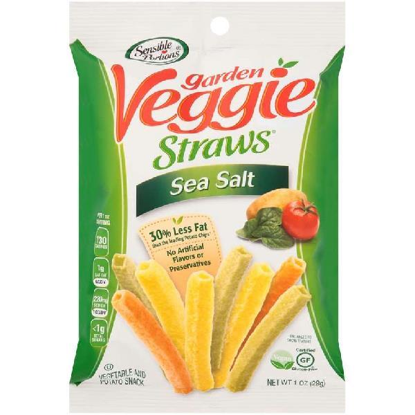 Sensible Portions Sea Salt Veggie Chip 1 Ounce Size - 24 Per Case.