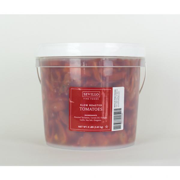 Sevillo Fine Foods Frozen Vegetable Red Slow Roasted Tomatoes 8 Pound Each - 1 Per Case.