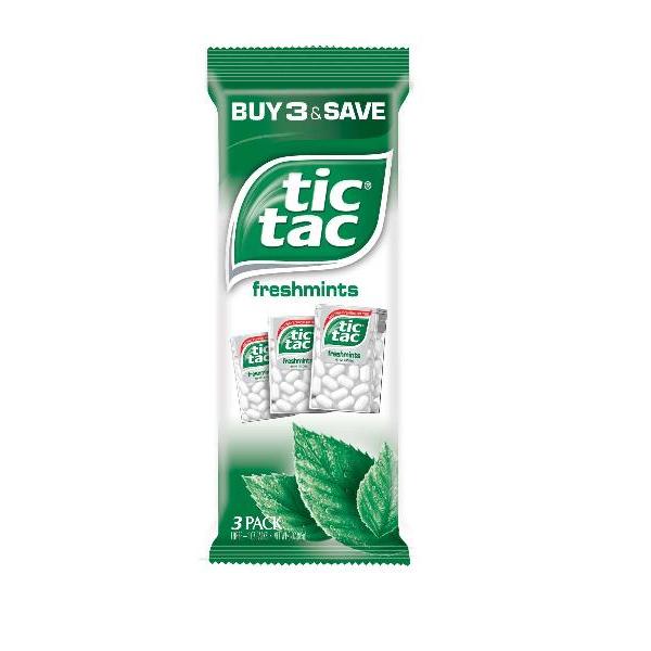 Tic Tac T(x)xx Freshmint 3 Ounce Size - 24 Per Case.